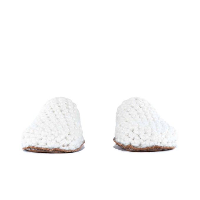 Snow Bamboo Wool Slippers from Kingdom of Wow!