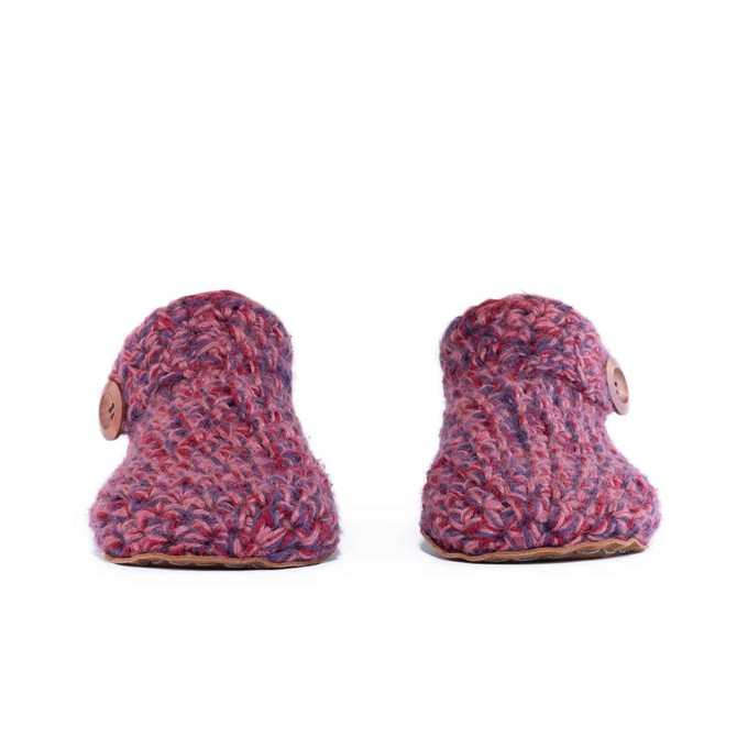 Wool Bamboo Ankle Booties in Heather from Kingdom of Wow!