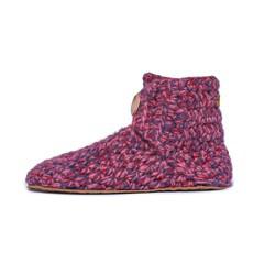 Wool Bamboo Bootie Slippers in Heather via Kingdom of Wow!