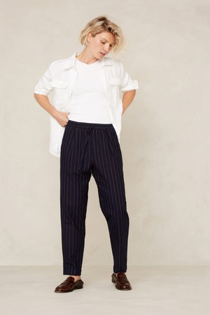 CHARLENE | OPTICAL WHITE LINEN from Kings of Indigo