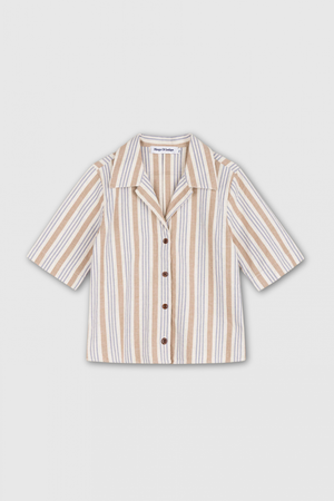 MORRIGAN | ECRU HEMP STRIPE from Kings of Indigo