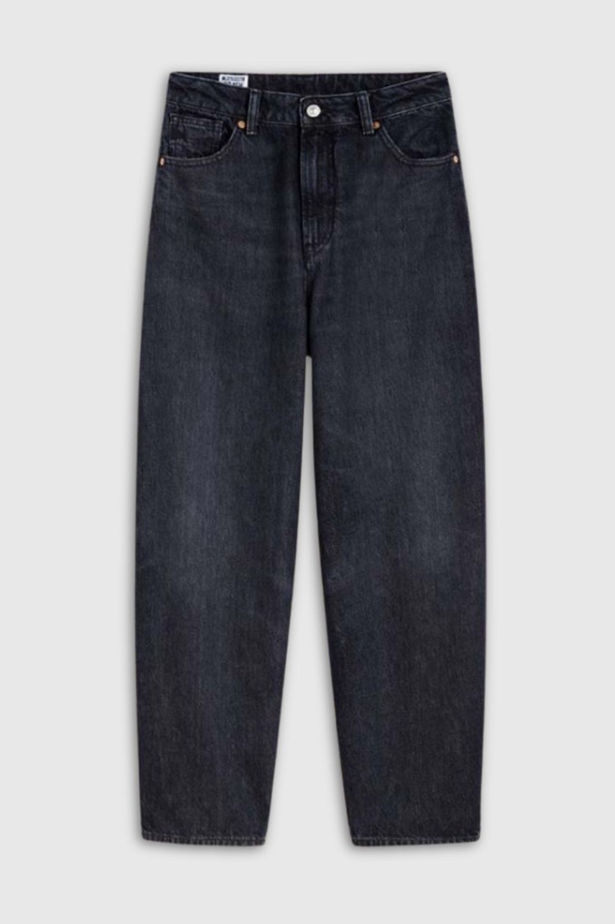 LEILA CROPPED | CLEAN BURGOS RECYCLED DARK from Kings of Indigo