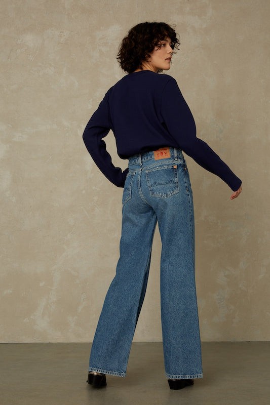 JANE | ECO RECYCLED BLUE USED from Kings of Indigo