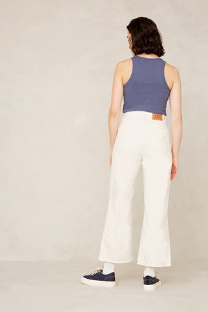 ELISABETH CROPPED | HOLO NON-DYED from Kings of Indigo