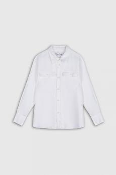 CHARLENE | OPTICAL WHITE LINEN via Kings of Indigo