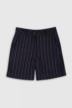BANGJA | BLUE LINEN STRIPE via Kings of Indigo