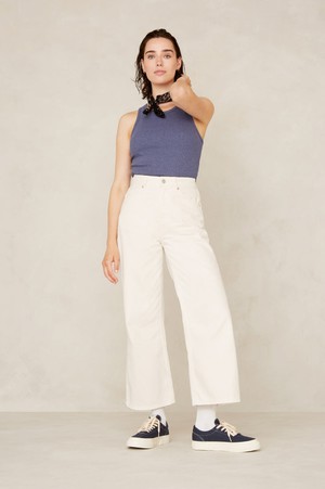 ELISABETH CROPPED | HOLO NON-DYED from Kings of Indigo