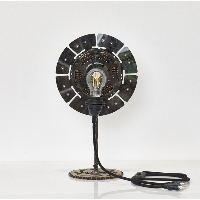 Upcycling Lampe aus Kupplungsscheibe Made in Burkina Faso from Kipepeo-Clothing