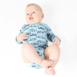 CARS Babybody Hellblau from Kipepeo-Clothing