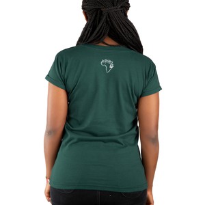 POCKETPARROT Women Shirt Dark Green from Kipepeo-Clothing