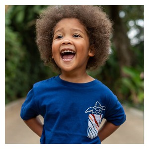 BABY-TURTLE Kinder Shirt Mitternachtsblau from Kipepeo-Clothing