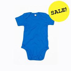 Babybody kurzarm Blanko Blau via Kipepeo-Clothing