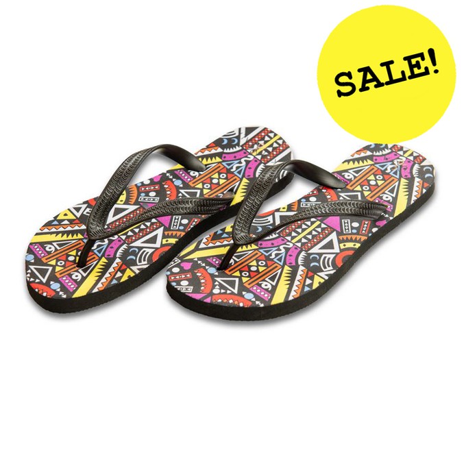 Flip Flops Lila Tribal from Kipepeo-Clothing