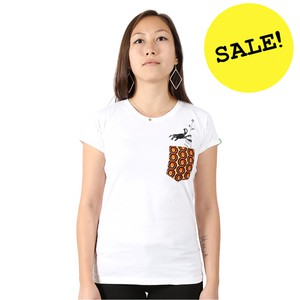 NYANI V.2 Frauen Shirt Weiß from Kipepeo-Clothing