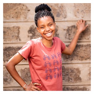 BAISIKELI V.2 Frauen Shirt Marsala from Kipepeo-Clothing