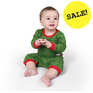 CROCODILES Baby Pyjama Grün from Kipepeo-Clothing