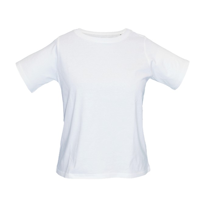 BASIC Frauen Shirt Weiß B-WARE from Kipepeo-Clothing