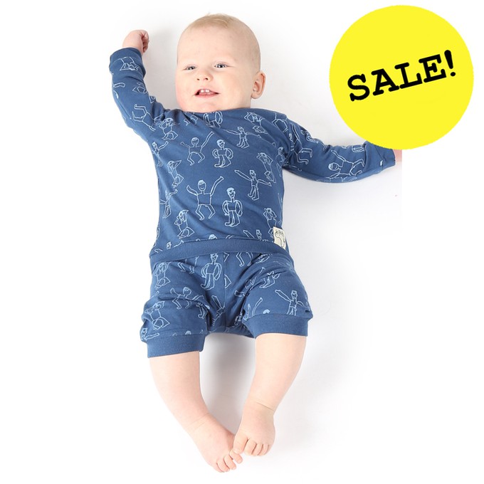 DANSI Baby Pyjama Blau from Kipepeo-Clothing