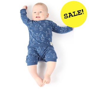 DANSI Baby Pyjama Blau from Kipepeo-Clothing