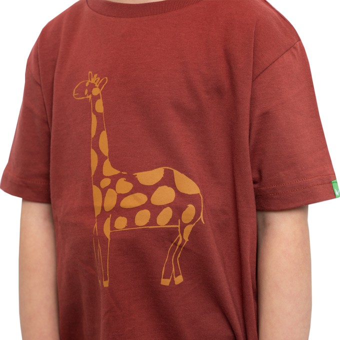 TWIGA Kinder Shirt Marsala from Kipepeo-Clothing