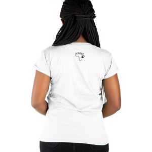 NYANI Frauen Shirt Weiß from Kipepeo-Clothing