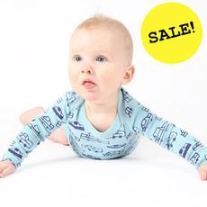 CARS Babybody Hellblau via Kipepeo-Clothing