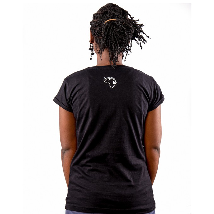 LOVE YOU Frauen Shirt Schwarz from Kipepeo-Clothing
