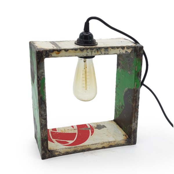 Upcycling Lampe aus alten Ölfässern Made in Burkina Faso from Kipepeo-Clothing