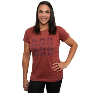 BAISIKELI V.2 Frauen Shirt Marsala from Kipepeo-Clothing