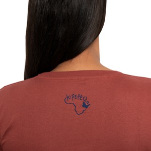 BAISIKELI V.2 Frauen Shirt Marsala from Kipepeo-Clothing