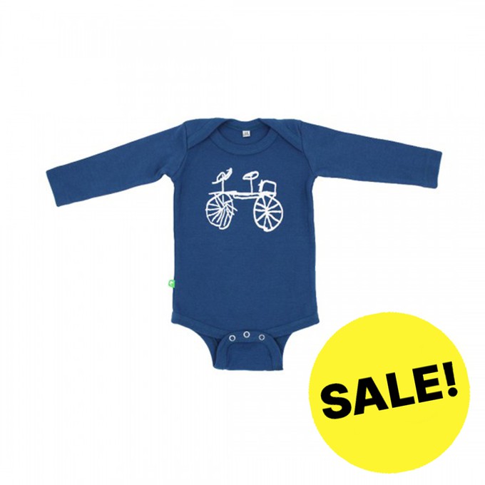 BAISIKELI Babybody Blau from Kipepeo-Clothing