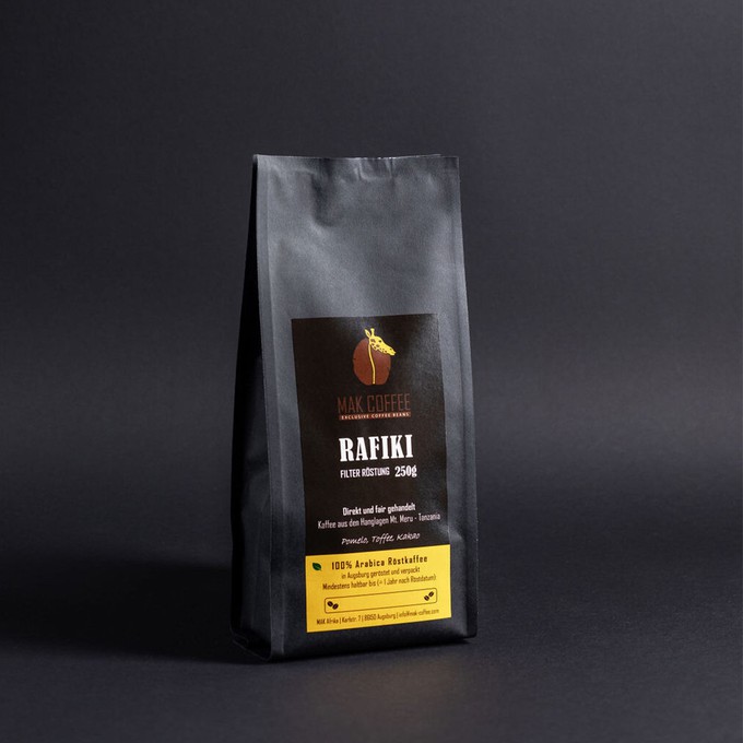 RAFIKI Filter Röstung (gemahlen) 500g from Kipepeo-Clothing