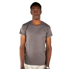 BASIC Männer T-Shirt Dunkelgrau via Kipepeo-Clothing