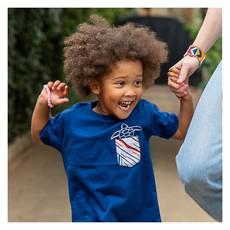BABY-TURTLE Kinder Shirt Mitternachtsblau via Kipepeo-Clothing