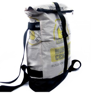 Rollrucksack / Rolltasche Gelb from Kipepeo-Clothing