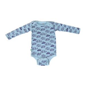 CARS Babybody Hellblau from Kipepeo-Clothing