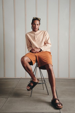 JERRY - Organic Cotton Shorts - Tan from KOMODO
