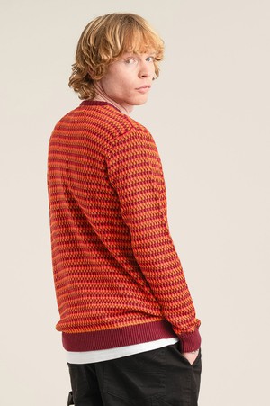 KAI - Organic Cotton Jumper Wine Red from KOMODO
