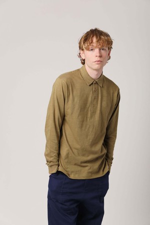 GENESIS - Organic Cotton Polo Top Moss Green from KOMODO