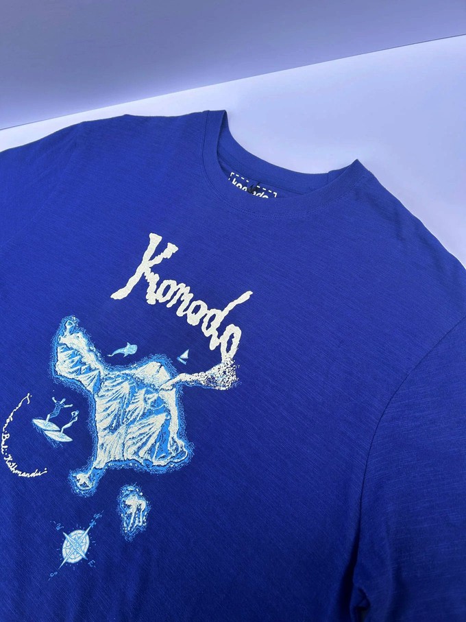 BALI ISLAND - Organic Cotton Tee Navy from KOMODO