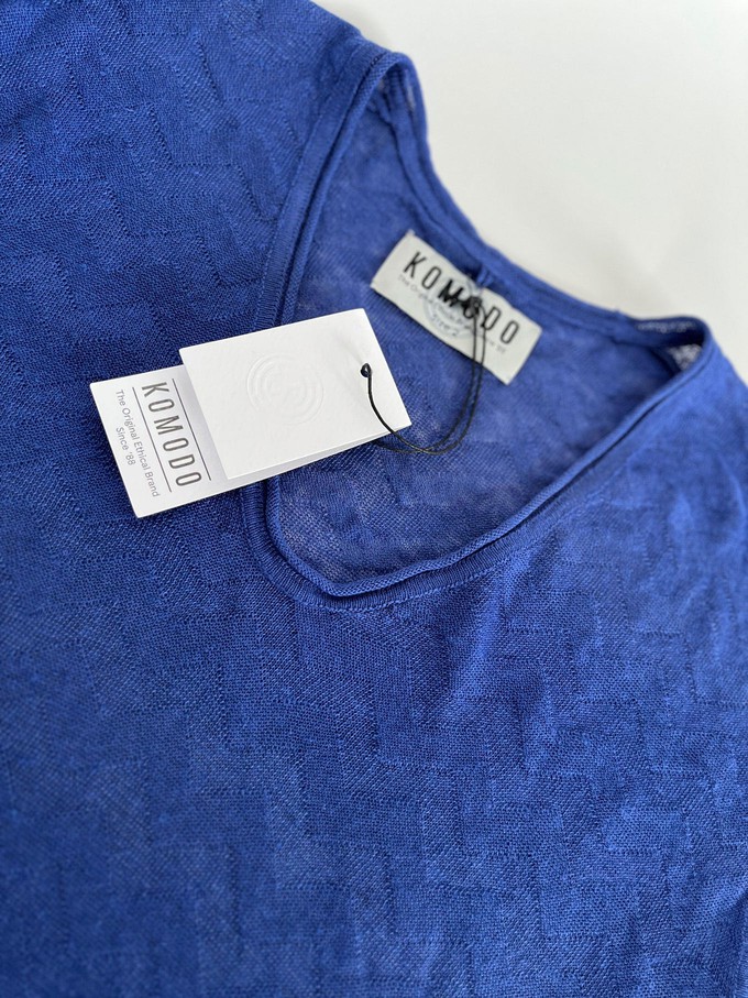 POLLY Organic Cotton Vest - Blue from KOMODO