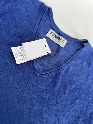 POLLY Organic Cotton Vest - Blue from KOMODO