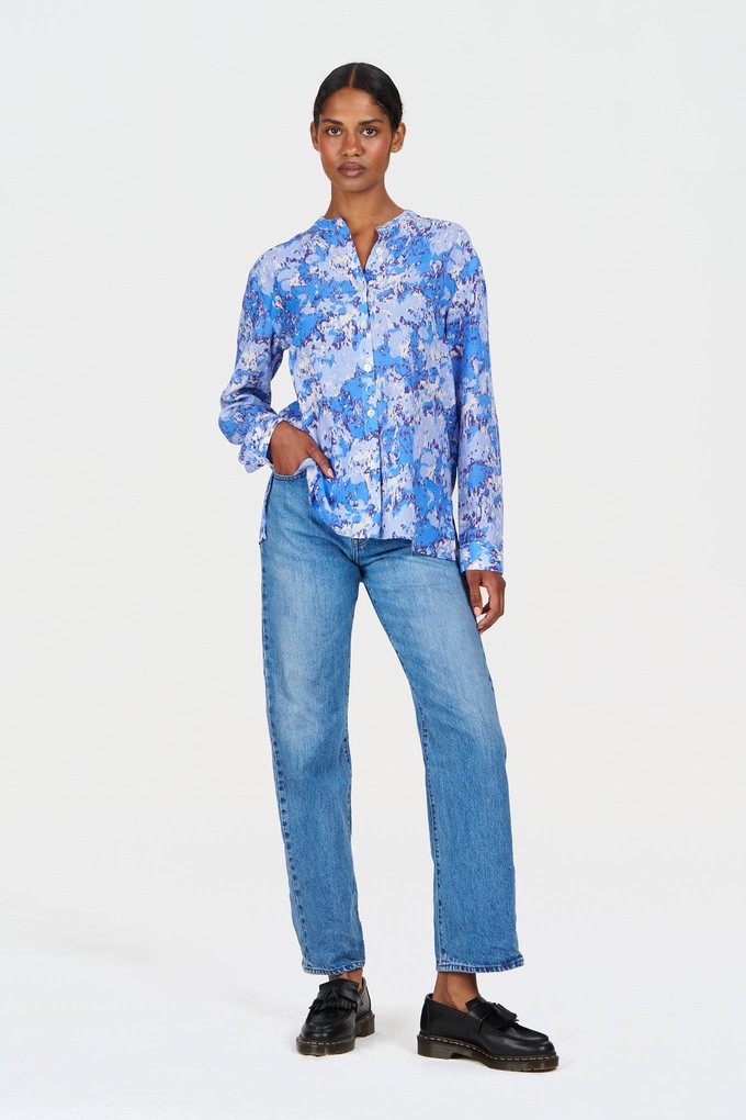 CORBY Tencel Linen Shirt - Acid Blue from KOMODO