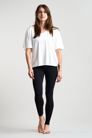 SYLVIE Legging - GOTS Organic Cotton Black from KOMODO