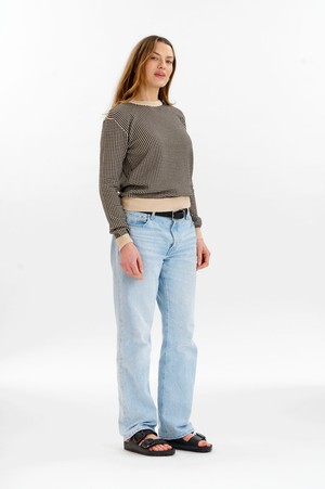HANA Organic Cotton Jumper - Cream & Black from KOMODO