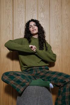 WILD Wool Jumper - Green via KOMODO