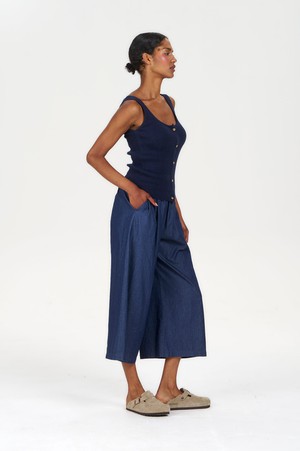 COVE Vest Organic Cotton Vest - Navy from KOMODO