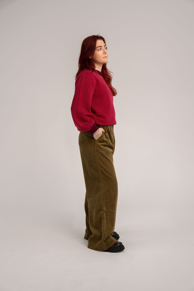 HOPE - Organic Cotton Jumper Wine from KOMODO