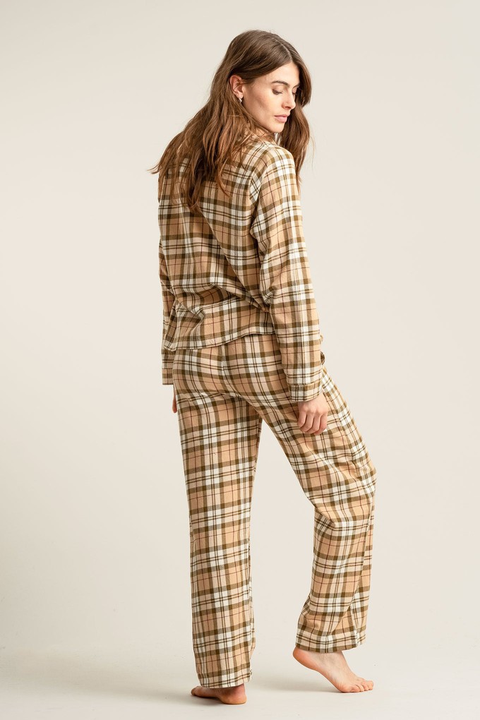 JIM JAM Womens Organic Cotton Pyjama Set - Sand from KOMODO