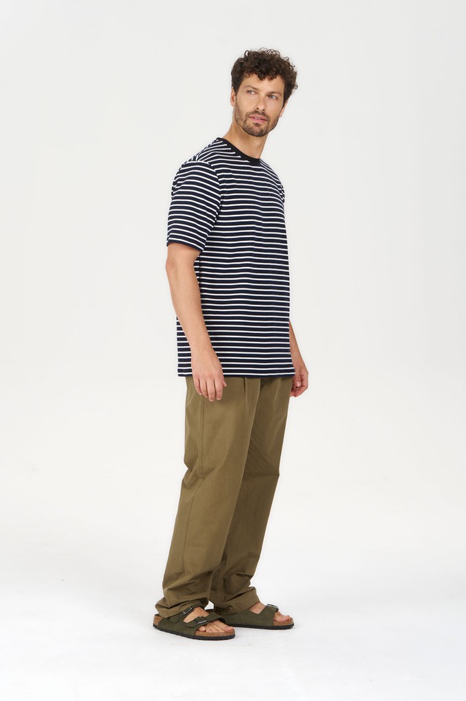 CLAUDE Organic Cotton Top - Navy Stripe from KOMODO